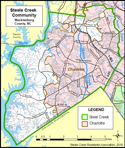 Steele Creek Map